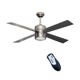 Bormann Elite Bfn6110 Bormann Elite Bfn6110 Ανεμιστήρας Οροφής 70w, Διαμέτρου 120cm, Ασημί με Τηλχειριστήριο & φως 034766