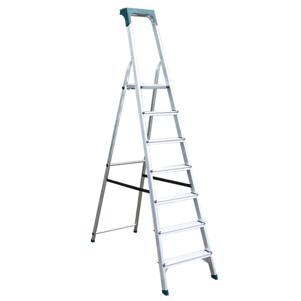 Bormann pro Bhl9015 Bormann pro Bhl9015 Σκάλα Αλουμινίου 6+1 Σκαλιά με Θήκη Εργαλείων 044789