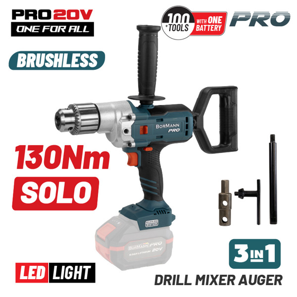 Bormann pro Bbp5330 Bormann pro Bbp5330 Δράπανο Μπαταρίας 20v Brushless 073871