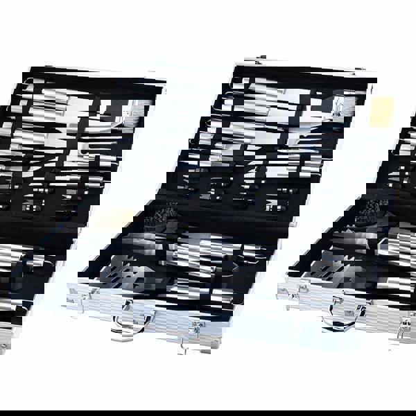 BORMANN Elite BBQ1015 Εργαλεία BBQ Σετ 16τμχ Inox Βαλίτσα 033349
