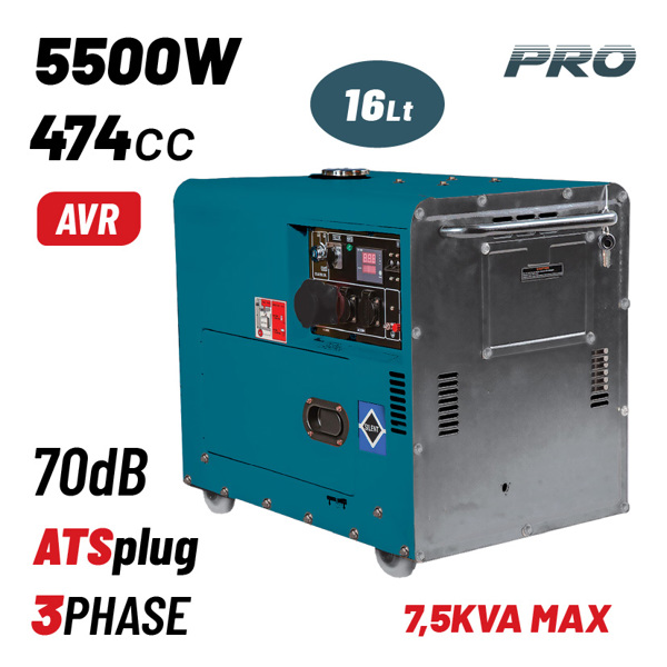 Bormann pro Bgb9600 Bormann pro Bgb9600 Γεννήτρια Πετρελαίου Τριφασική 8,0kva 049722