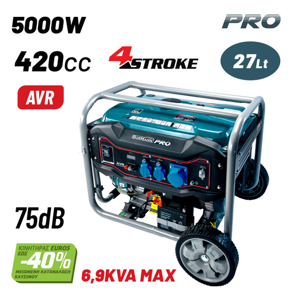 Bormann pro Bgb6000 Bormann pro Bgb6000 Γεννήτρια Βενζίνης 5000w 034438