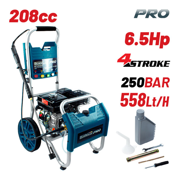 Bormann pro Bpw5300 Bormann pro Bpw5300 Πλυστικό Βενζινοκίνητο 250bar/208cc 031826