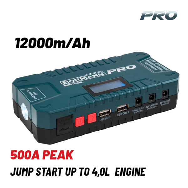 Bormann pro Bbc8520 Bormann pro Bbc8520 Εκκινητής & Power Bank 12000mah/500α 037309