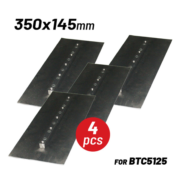 Bormann pro Btc5127 Bormann pro Btc5127 Λεπίδες Φινιρίσματος Λειαντήρα Δαπέδου,σετ 4 Τεμ. για Btc5125 074243