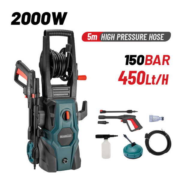 Bormann Bpw2620 Bormann Bpw2620 Πλυστικό Υψηλής Πίεσης,2000w,150bar,450l/h 069638
