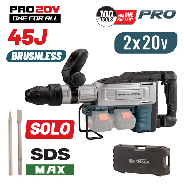 Bbp5320 Bormann pro Bbp5320 Κατεδαφιστικό Πιστολέτο Μπαταρίας sds-max Brushless 40v 073864