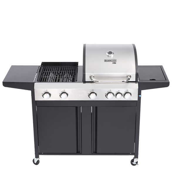 Bbq5060 Bormann Elite Bbq5060 Ψησταριά Υγραερίου 3 σε 1 Combo Grill 080466