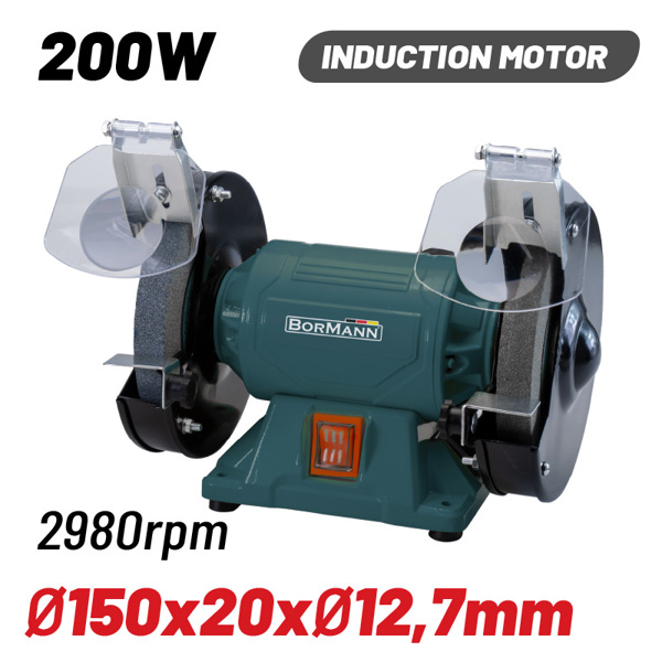 Bormann Bdt1510 Bormann Bdt1510 Δίδυμος Τροχός Φ150mm , 200w 053811