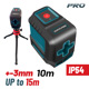 Bormann pro Bdm6700 Bormann pro Bdm6700 Αλφάδι Λέιζερ Σταυρού red Line 15m, σετ με Εύκαμπτο Mini Τρίποδο 30cm 063476