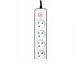 Bcr1011 Bormann Bcr1011 Πολύμπριζο 4 Θέσεων 3x1.5mm με Διακόπτη 066286
