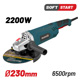 Bormann Bag2200 Bormann Bag2200 Γωνιακός Τροχός 2200w, Φ230 με Προεκκίνηση 053521