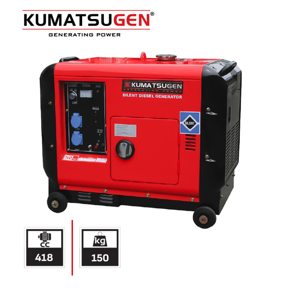 Kumatsugen Gp8000ma Kumatsugen Gp8000ma Γεννήτρια Πετρελαίου 6.6kva 003809