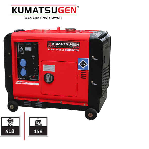 Kumatsugen Gp8000mat Kumatsugen Gp8000mat Γεννήτρια Πετρελαίου Τριφασική, Avr, 6,6kva 008347