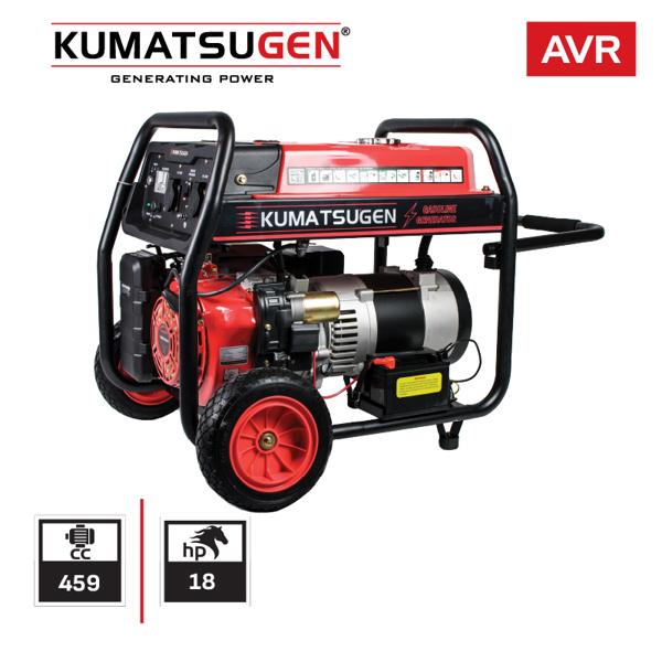 Kumatsugen Gb10000mp Kumatsugen Gb10000mp Γεννήτρια Βενζίνης Avr, 10,0kva/18hp με Μίζα και Μπαταρία 018438
