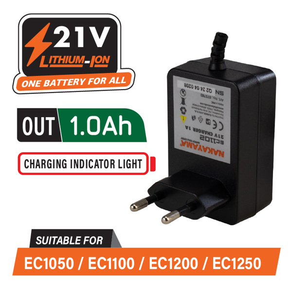 Nakayama Ec1102 Nakayama pro Ec1102 Φοριστής 21v, 1a για Ec1050,ec1100,ec1200,ec1250 075783