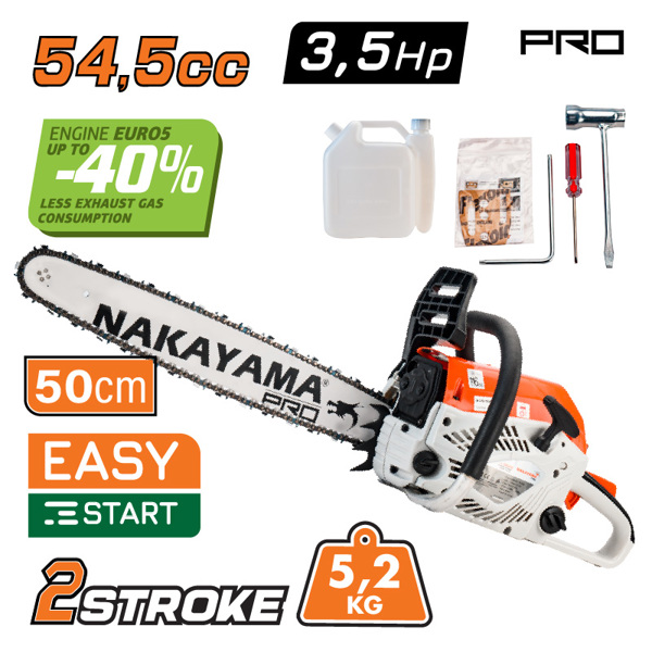 Nakayama pro Pc5610 Nakayama pro Pc5610 Αλυσοπρίονο Βενζίνης 3.5hp, 54,5cc 036470