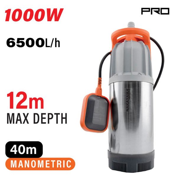 Nakayama pro Np1120 Nakayama pro Np1120 Αντλία Πηγαδιών Ινοχ 1000w 019978