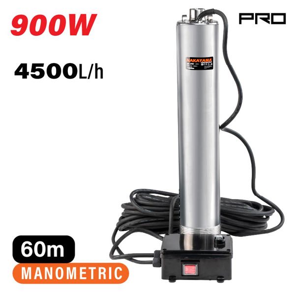 Nakayama pro Np1190 Nakayama pro Np1190 Αντλία Πηγαδιού Inox με Πίνακα 900w 030621