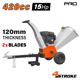 Nakayama pro Gs9600 Nakayama pro Gs9600 Θρυμματιστής Κλαδιών 15hp 029175