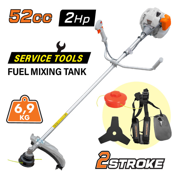 Nakayama Pb5221 Nakayama Pb5221 Gasoline Brushcutter 2hp, 52cc 033783 up to 12 Interest-Free Installments