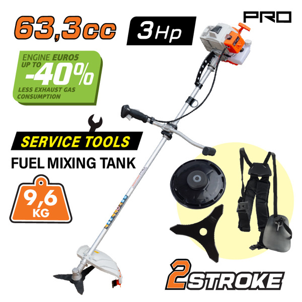 Nakayama pro Pb7500 Nakayama pro Pb7500 Θαμνοκοπτικό Βενζίνης 3hp, 63,3cc 033813