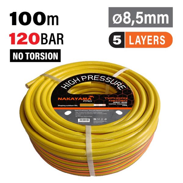 Nakayama pro Ns1100 Nakayama pro Ns1100 Λάστιχο Ψεκασμού Φ8.5mm, 100m 043058