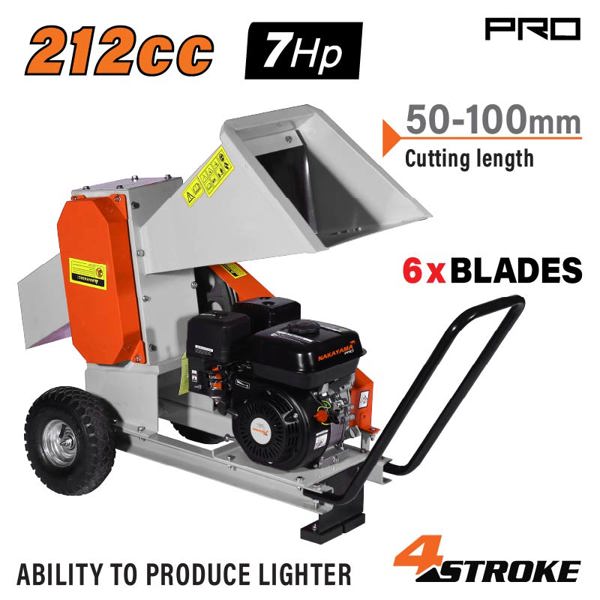 Nakayama pro Gs8700 Nakayama pro Gs8700 Κλαδοτεμαχιστής/θρυμματιστής (Καυσόξυλων) 7hp, Φ60mm, Μήκος 5-10cm 069478