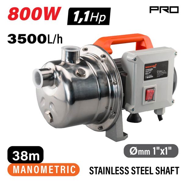 Nakayama pro Np2035 Nakayama pro Np2035 Αντλία Επιφανείας Inox Αυτόματης Αναρρόφησης 034636