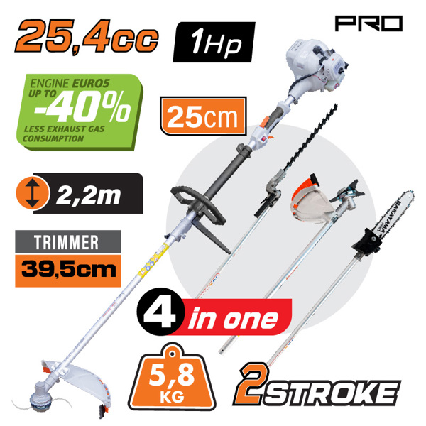 Nakayama pro Ps5105 Nakayama pro Ps5105 Πολυμηχάνημα Βενζίνης 1hp,4 σε 1,25.4cc 036500