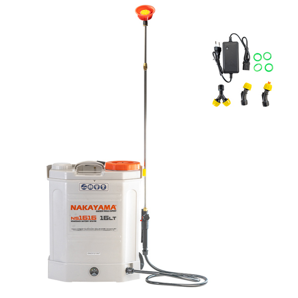 NAKAYAMA NS1616 Ψεκαστήρας Πλάτης Μπαταρίας 12V, 16Lt