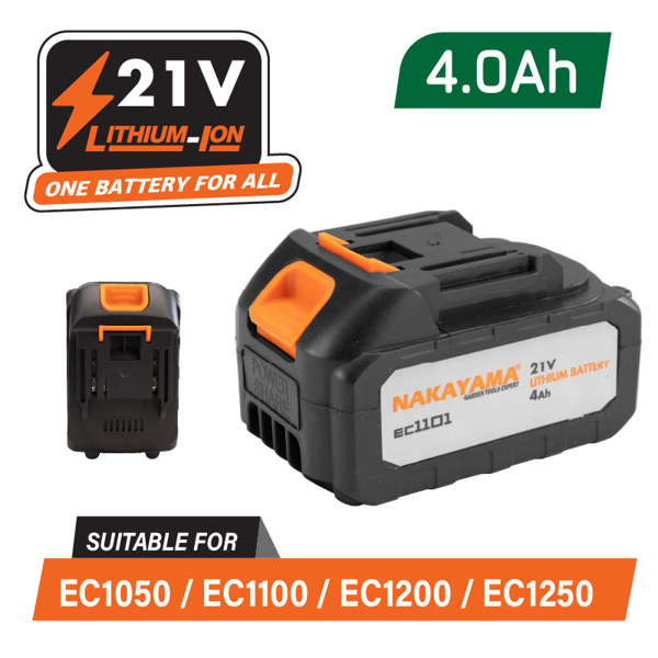 Nakayama Ec1101 Nakayama pro Ec1101 Μπαταρία 21v, για Ec1050,ec1100,ec1200,ec1250 075042