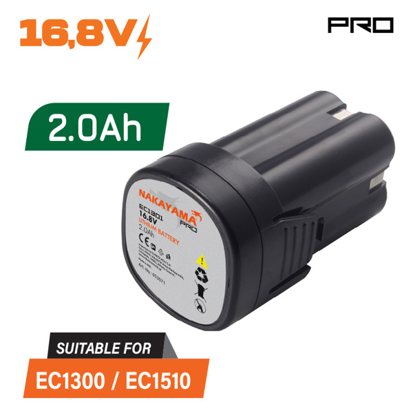 Nakayama pro Ec1301 Nakayama pro Ec1301 Μπαταρία 16.8v, 2.0ah για Ψαλίδι Κλάδου Ec1300 053071