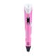 3D Pen-2 PE12 με Ανταλλακτικό Νήμα PLA 9m Ροζ (OEM)