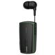 Ακουστικό Bluetooth iPro RH120 Retractable Μαύρο-Πράσινο