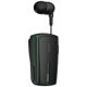 Ακουστικό Bluetooth iPro RH120 Retractable Μαύρο-Πράσινο