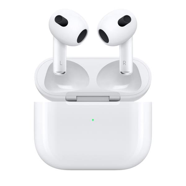 Ακουστικό Bluetooth Apple MME73 AirPods 3 με Θήκη Φόρτισης Lightning Λευκό