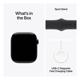 Apple Watch Series 10 GPS 46mm Aluminum Μαύρο με Sport Band Medium-Large Μαύρο