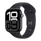 Apple Watch Series 10 GPS 46mm Aluminum Μαύρο με Sport Band Medium-Large Μαύρο