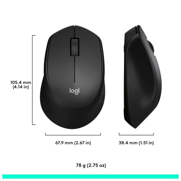 Ασύρματο Ποντίκι Logitech M331 Silent Plus Μαύρο