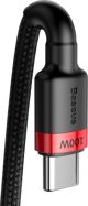 Baseus cable Cafule PD USB-C - USB-C 2,0 m 5A red-black 100W