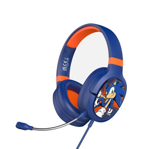 Ενσύρματα Ακουστικά Κεφαλής OTL Sega Modern Sonic Gaming Μαύρο