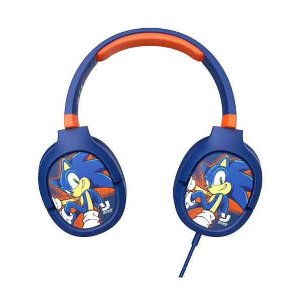 Ενσύρματα Ακουστικά Κεφαλής OTL Sega Modern Sonic Gaming Μαύρο