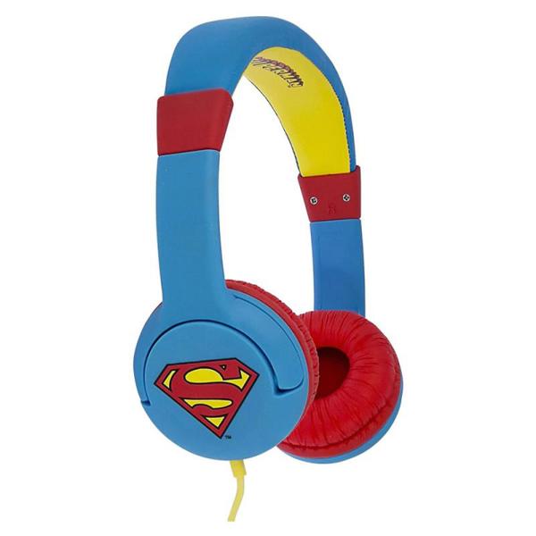 Ενσύρματα Ακουστικά Κεφαλής OTL Superman Man of Steel για Παιδιά  Κόκκινο-Μπλε