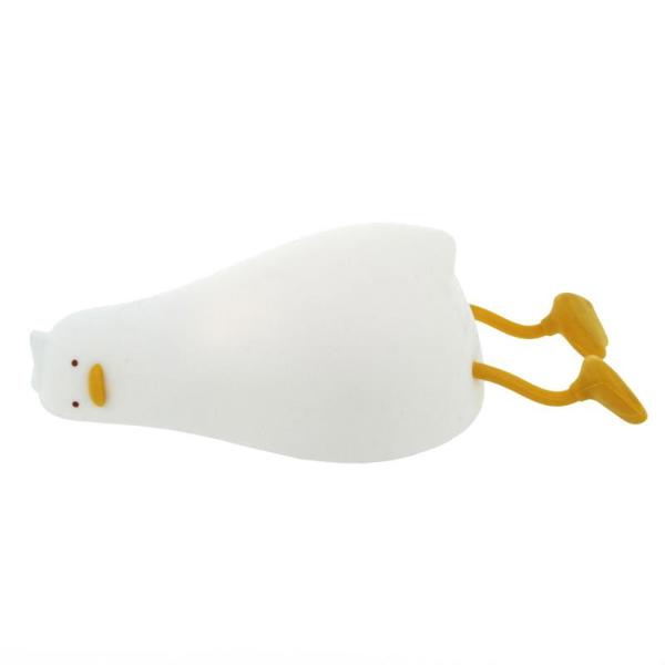 Επαναφορτιζόμενο Φωτιστικό LED Forever Light FNL-01 LAZY DUCK Silicon Λευκό