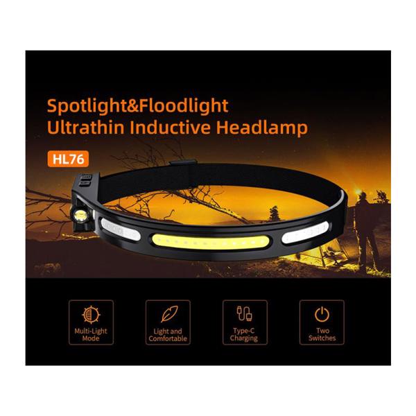 Επαναφορτιζόμενος Φακός Κεφαλής Superfire HL76 1200mAh 210lm