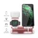 Επιτραπέζια Βάση AhaStyle ST05 για Φόρτιση Apple iPhone, Watch & Airpods Ροζ-Χρυσό