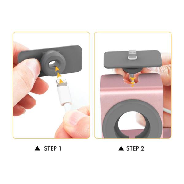 Επιτραπέζια Βάση AhaStyle ST05 για Φόρτιση Apple iPhone, Watch & Airpods Ροζ-Χρυσό