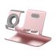 Επιτραπέζια Βάση AhaStyle ST05 για Φόρτιση Apple iPhone, Watch & Airpods Ροζ-Χρυσό