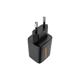 Φορτιστής Ταξιδίου Ταχείας Φόρτισης Hammer RapidCharge Duo με Διπλή Έξοδο USB A & USB C PD 20W Μαύρο